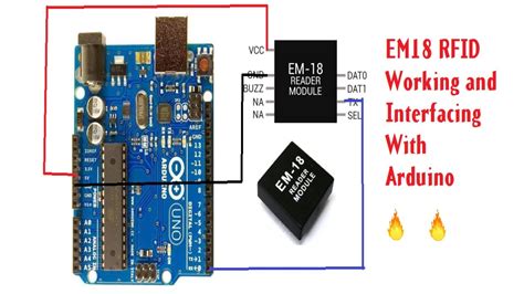 rfid reader module em 18|em18 with arduino.